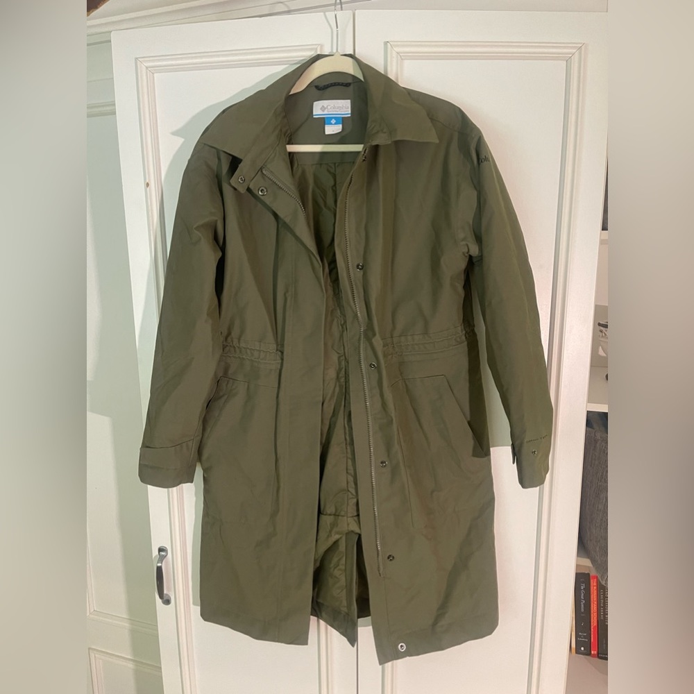 Columbia Olive Green Long Coat